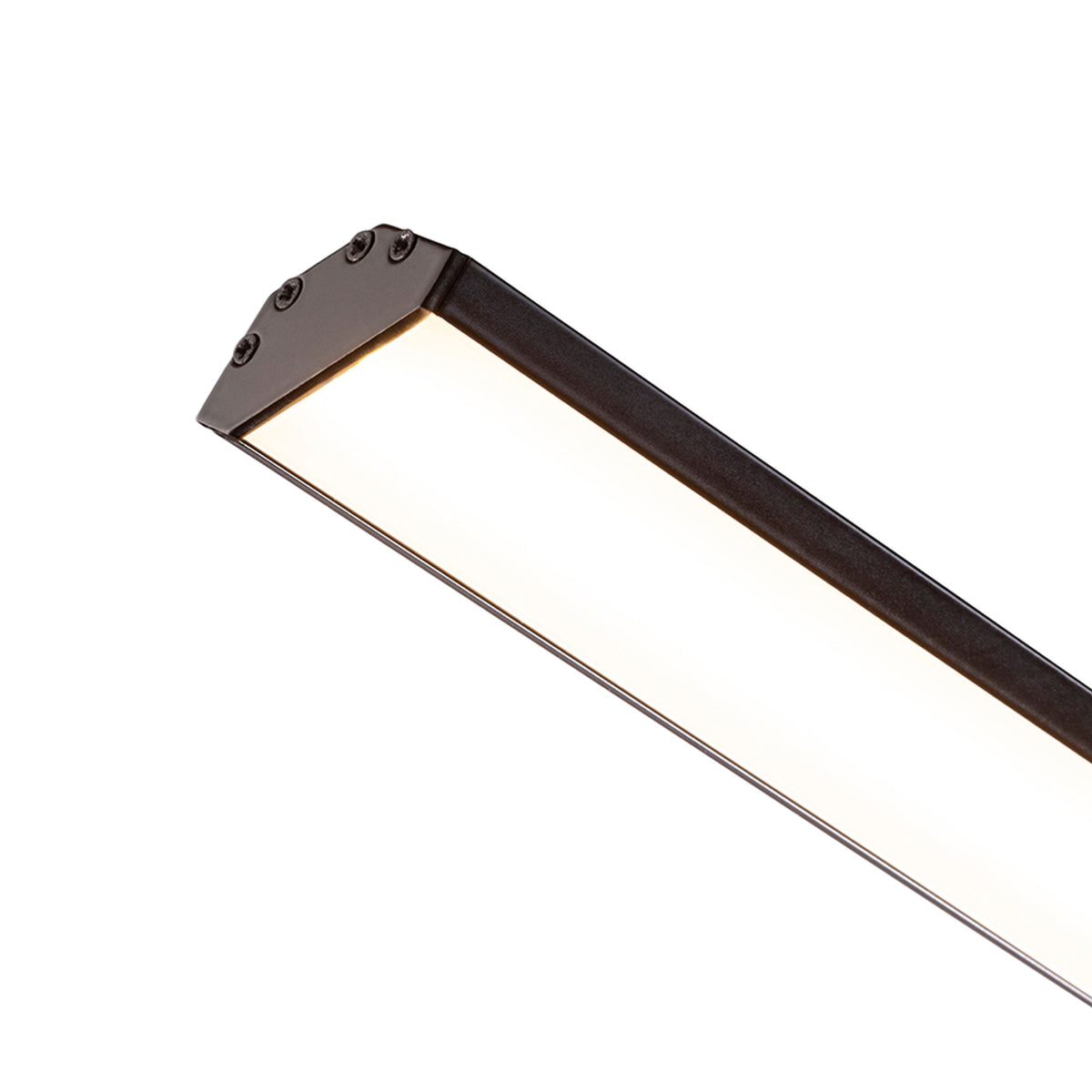 RENDL LED-strip LED PROFILE J surface mounted 1m black matte acrylic/aluminum  R14094 1