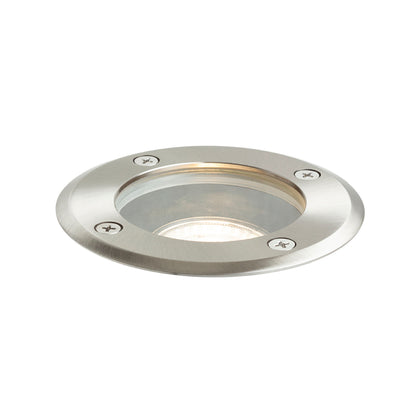 RENDL outdoor lamp ORBU R recessed  stainless steel 230V GU10 15W IP67 R14096 1
