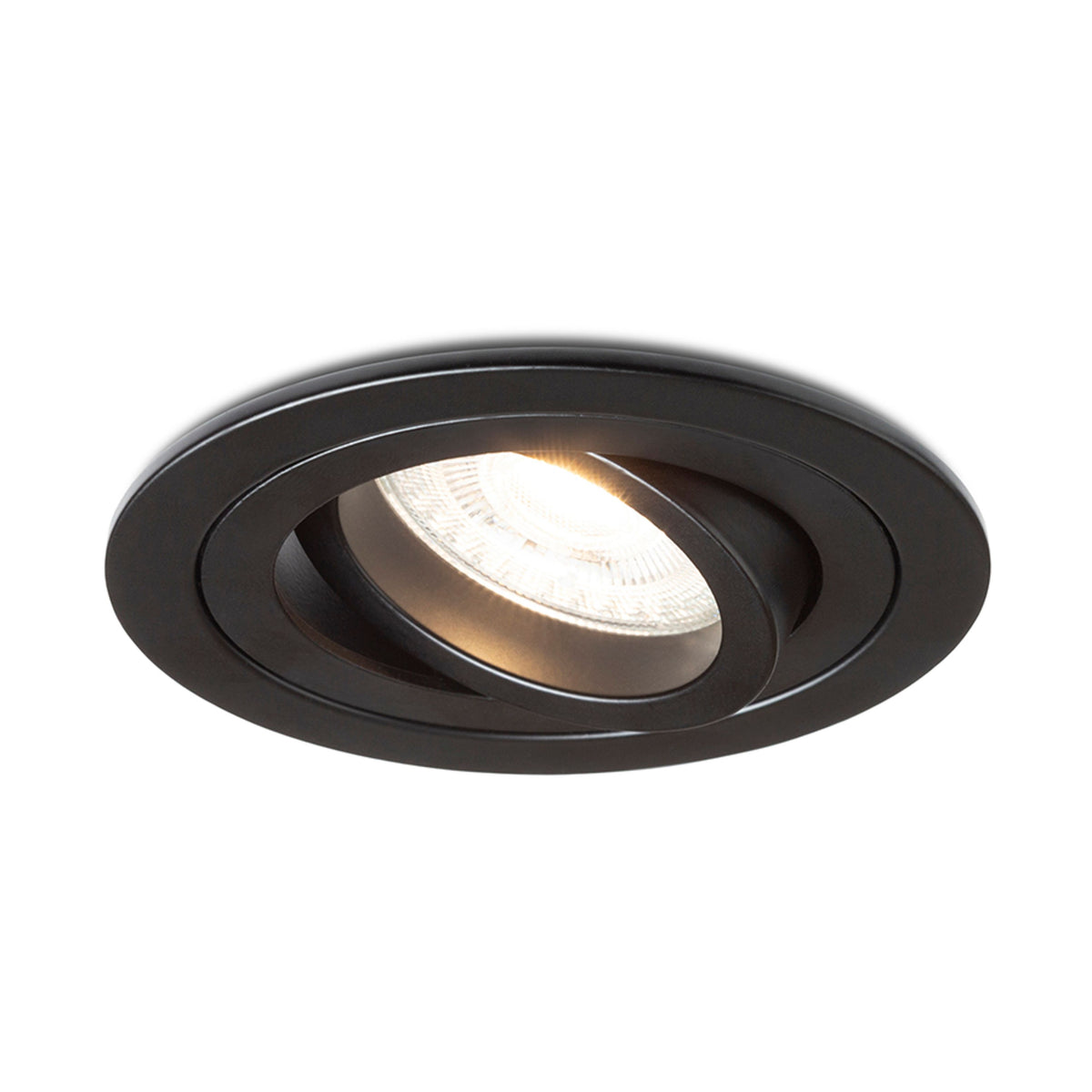 RENDL recessed light PASADENA GU10 R  recessed black  230V LED GU10 7W R14103 1