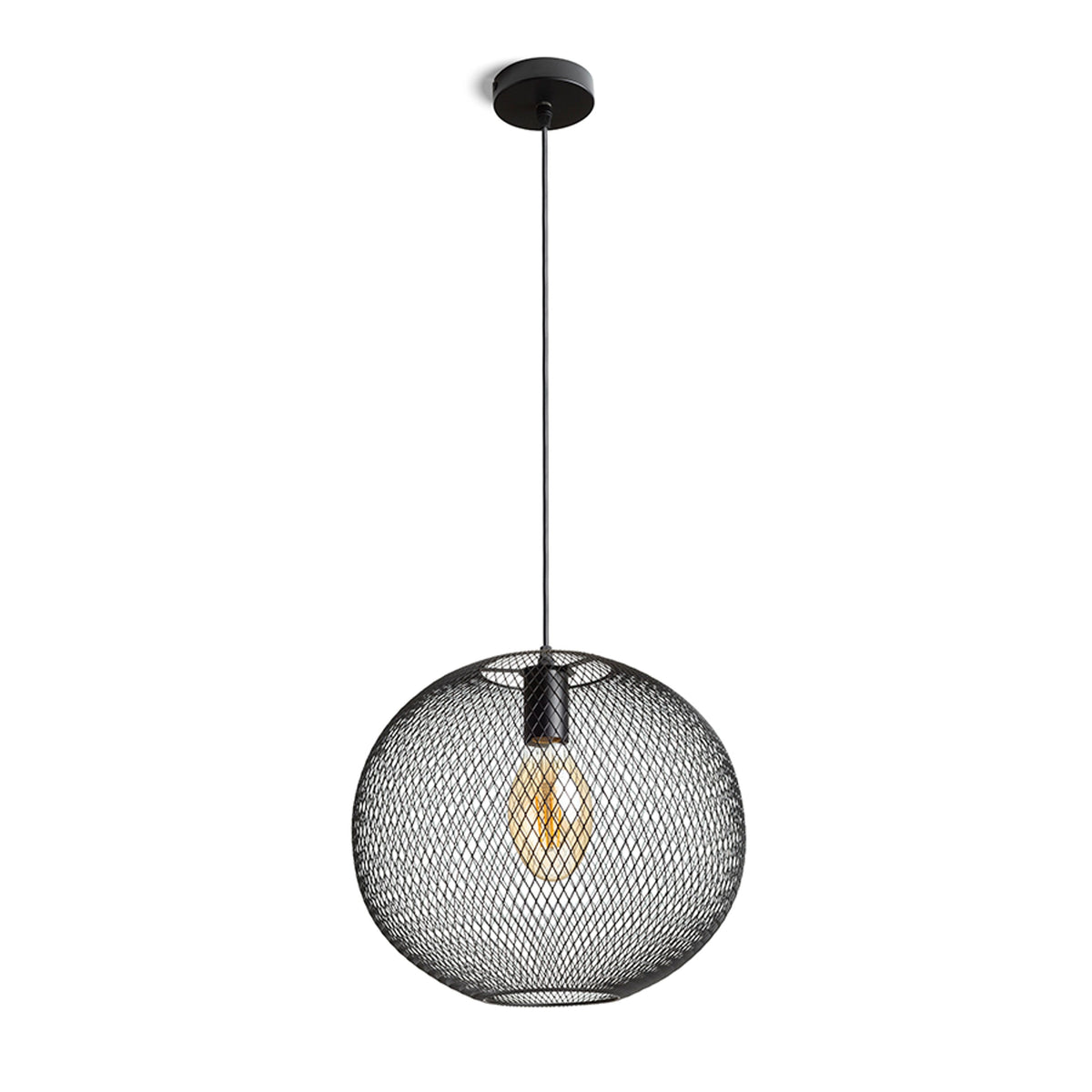 RENDL pendant lamp COSIR 34 pendant black 230V LED E27 15W R14106 6