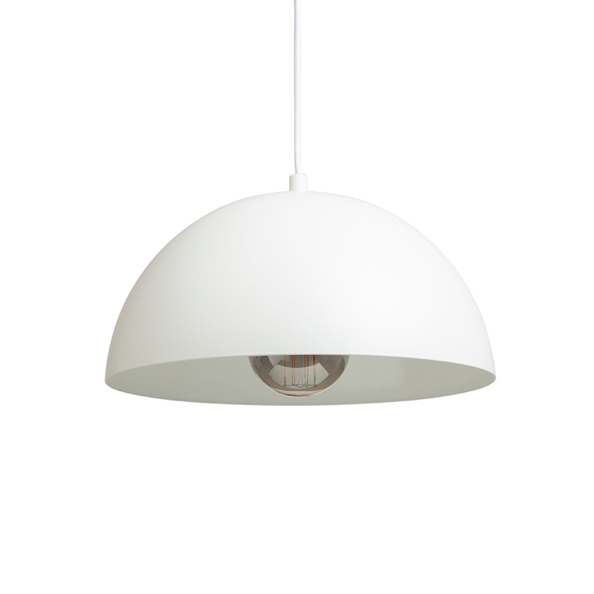 RENDL pendant lamp GLADYS 30 pendant white/white  230V LED E27 15W R14107 4