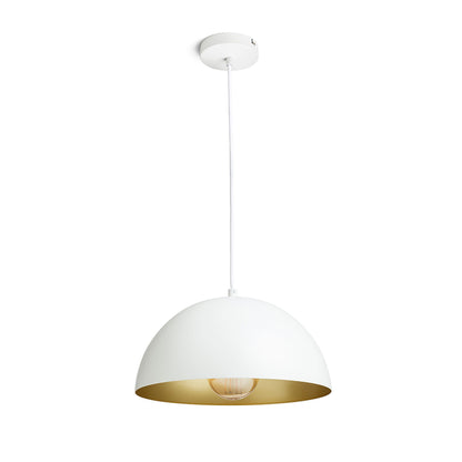 RENDL pendant lamp GLADYS 30 pendant white/gold  230V LED E27 15W R14108 1