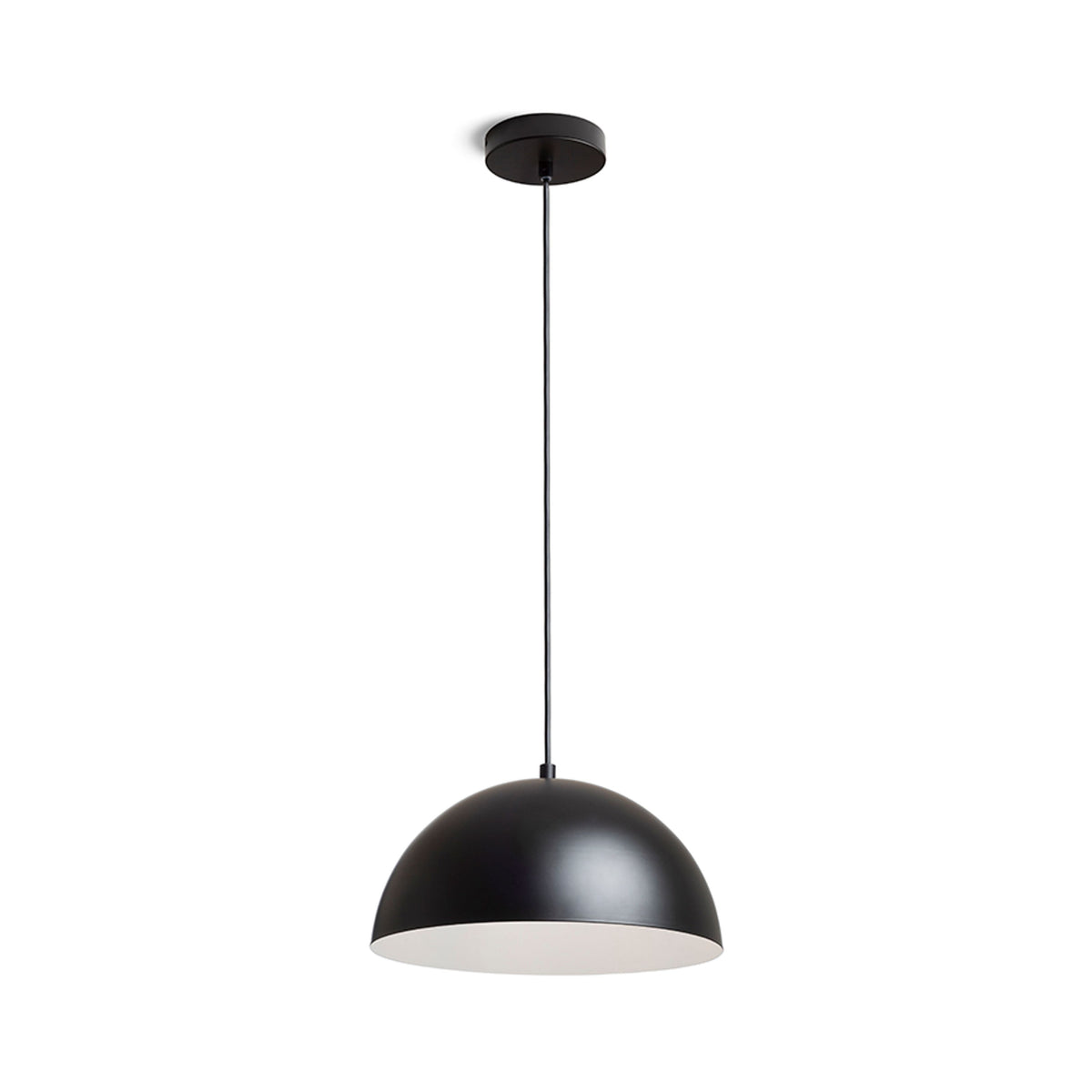 RENDL pendant lamp GLADYS 30 pendant black/white  230V LED E27 15W R14109 1