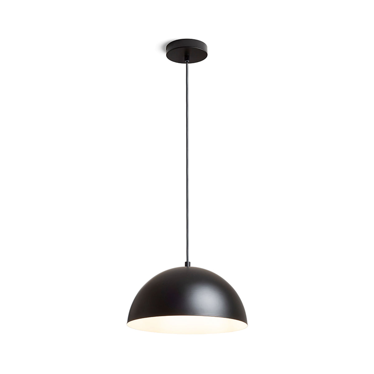 RENDL pendant lamp GLADYS 30 pendant black/white  230V LED E27 15W R14109 2