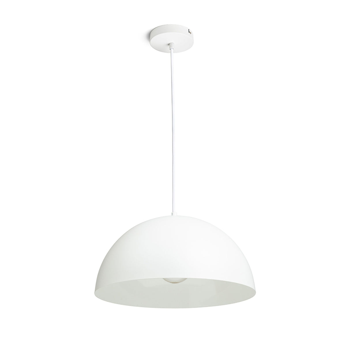 RENDL pendant lamp GLADYS 40 pendant white/white 230V LED E27 30W R14111 2