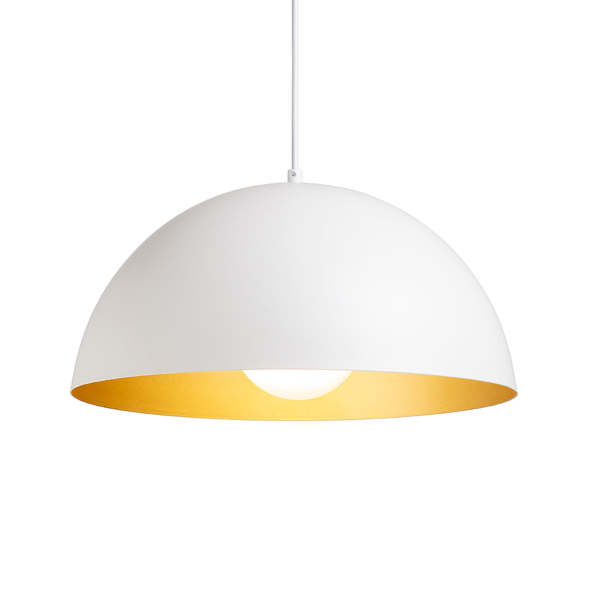 RENDL pendant lamp GLADYS 40 pendant white/gold 230V LED E27 30W R14112 6