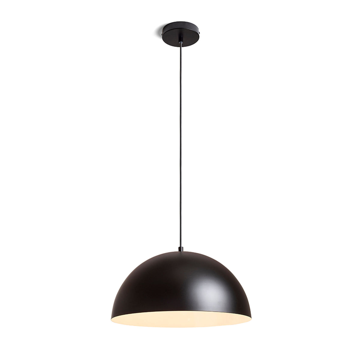 RENDL pendant lamp GLADYS 40 pendant black/white 230V LED E27 30W R14113 5