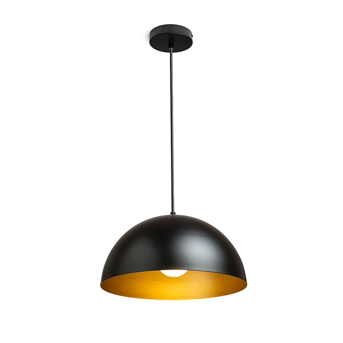 RENDL pendant lamp GLADYS 40 pendant black/gold 230V LED E27 30W R14114 8
