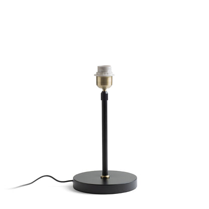 RENDL shades, shade bases, pendent sets EMMETT table base black old brass 230V LED E27 15W R14116 3