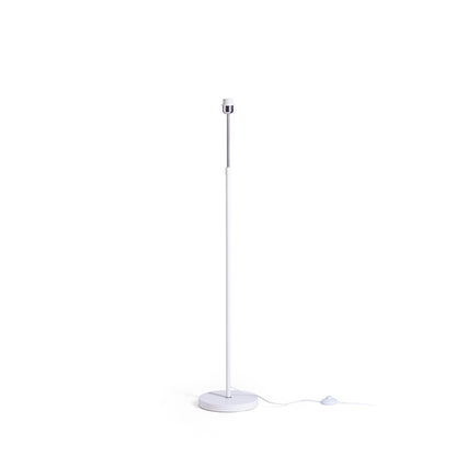 RENDL shades, shade bases, pendent sets EMMETT floor base white chrome 230V LED E27 15W R14117 1