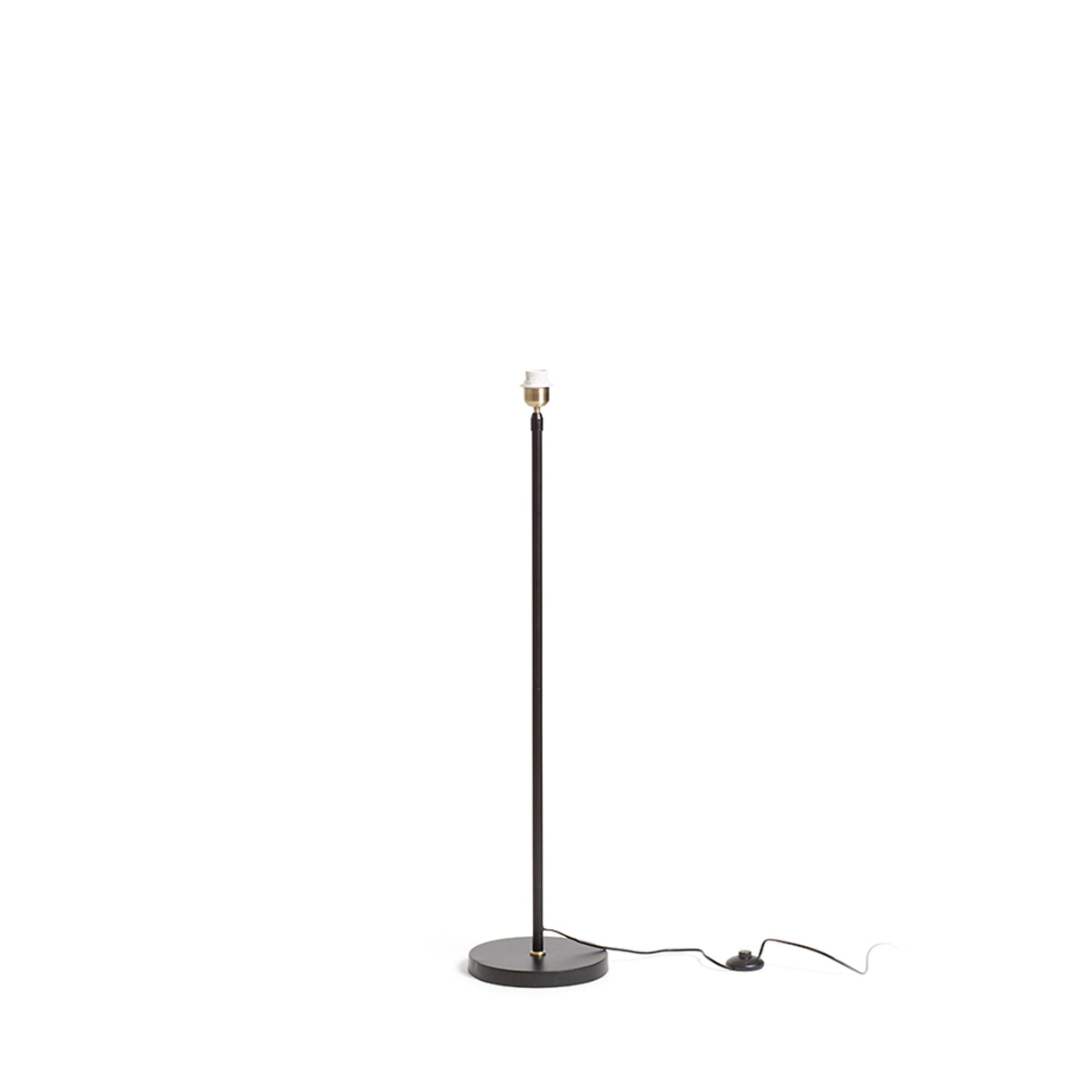 RENDL shades, shade bases, pendent sets EMMETT floor base black old brass 230V LED E27 15W R14118 3