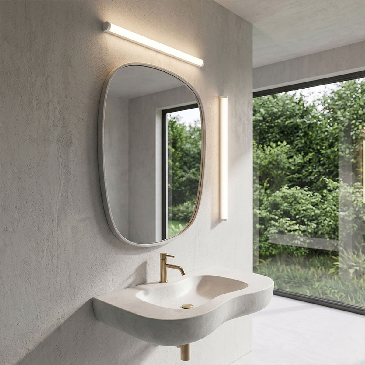 RENDL wall lamp TONIC 90 wall white 230V LED 20W IP44 3000K R14121 4