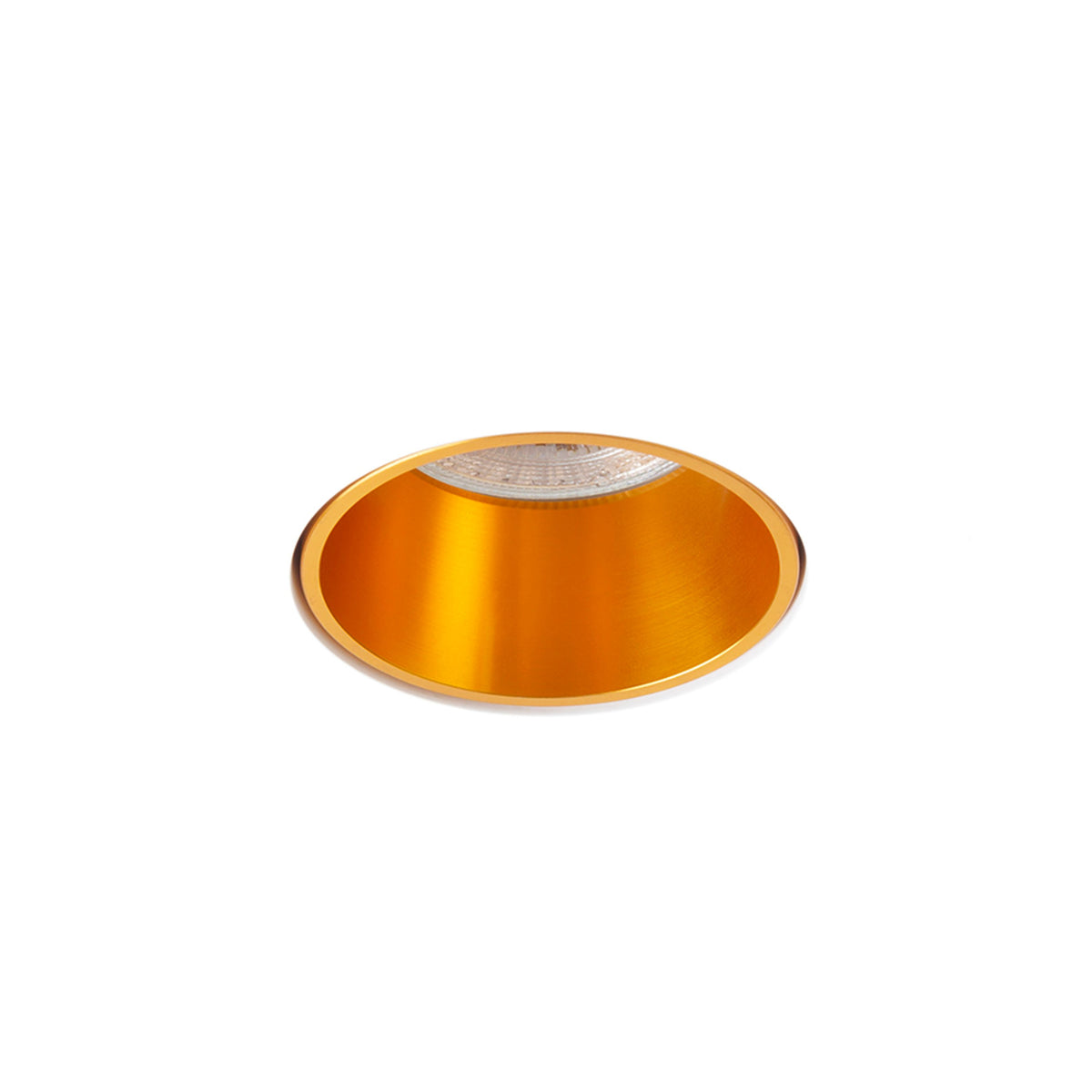RENDL recessed light DAYTONA fixed plaster/brushed brass 230V LED GU10 8W R14158 2