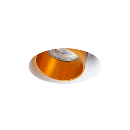 RENDL recessed light DAYTONA directional plaster/brushed brass 230V LED GU10 8W R14161 2