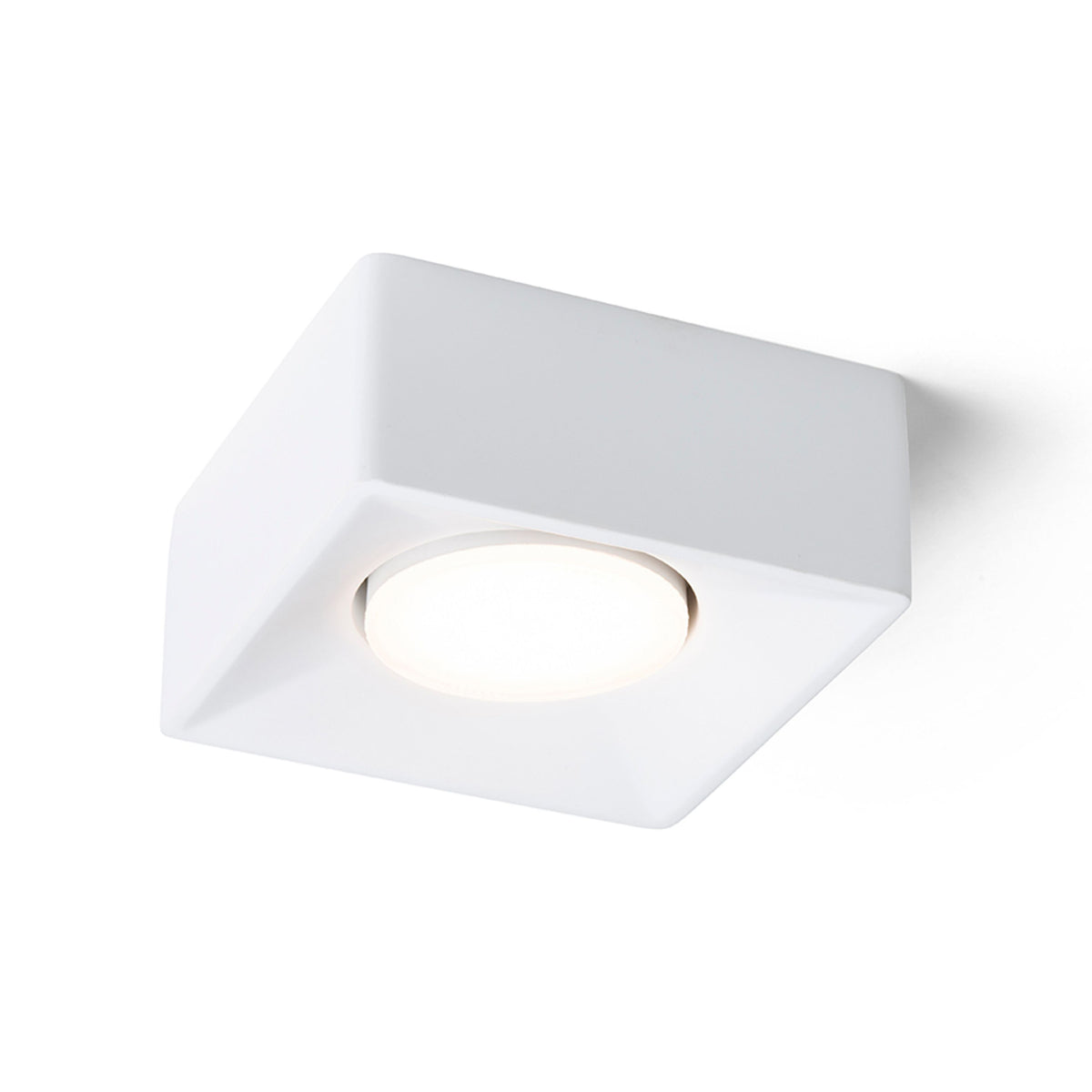 RENDL surface mounted lamp FRAM SQ surface mounted  plaster 230V LED GX53 7W R14165 1