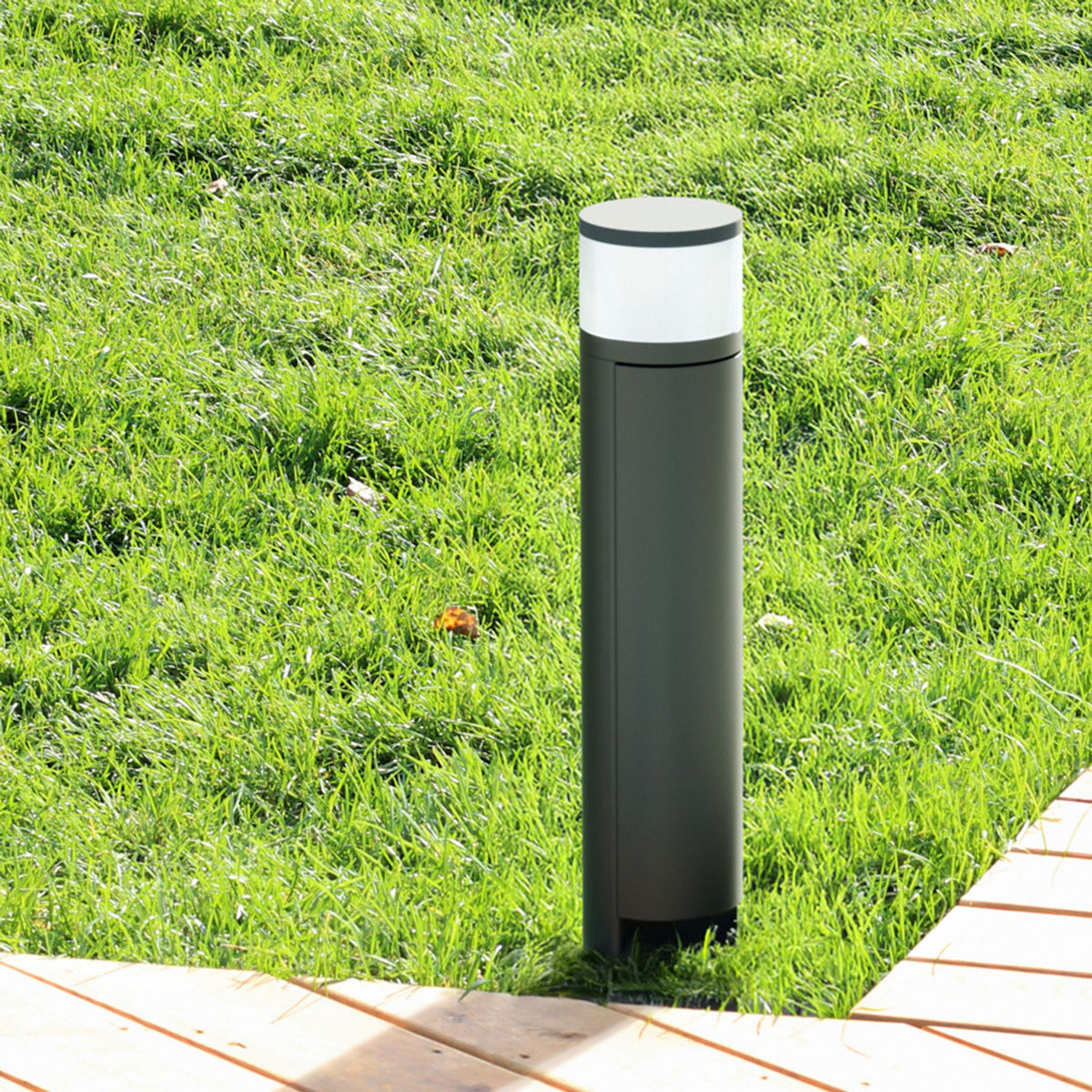 RENDL outdoor lamp JEAN 50 bollard with power sockets anthracite grey  230V LED G9 5W IP54 R14173 4