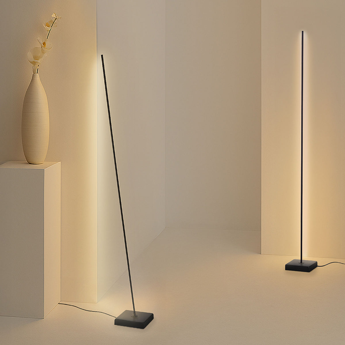 RENDL floor lamp ANEMONA 120 floor black 230V LED 15W 3000K R14184 5