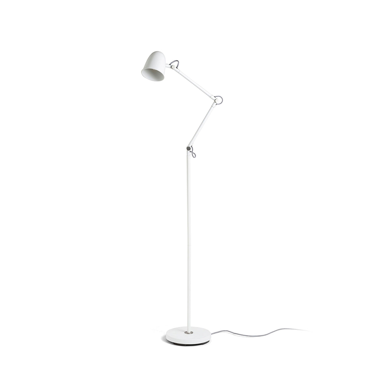 RENDL floor lamp DANNY floor white matt nickel 230V LED E14 5W R14189 1