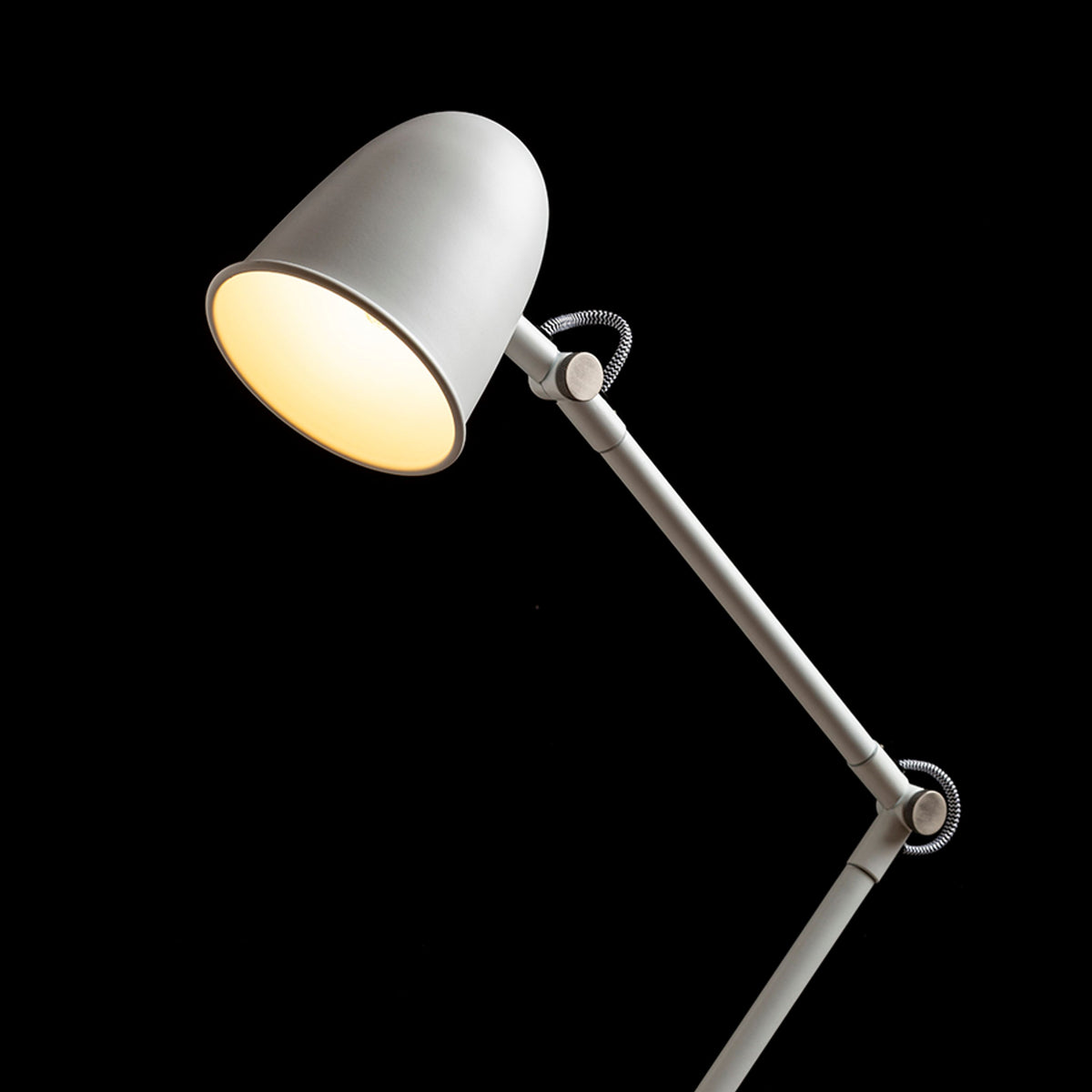 RENDL floor lamp DANNY floor white matt nickel 230V LED E14 5W R14189 2