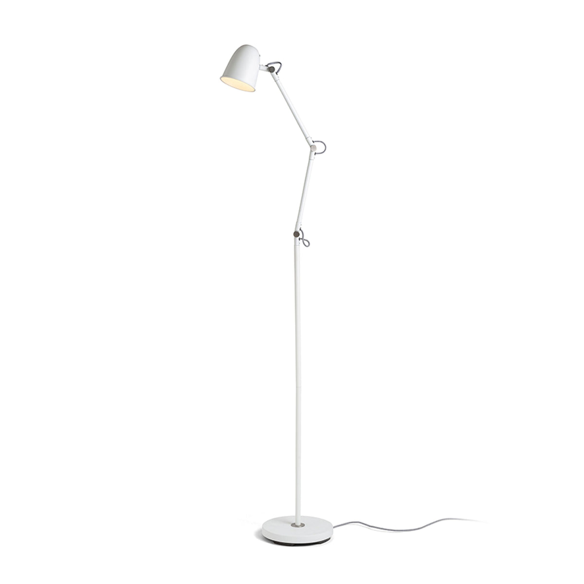 RENDL floor lamp DANNY floor white matt nickel 230V LED E14 5W R14189 6