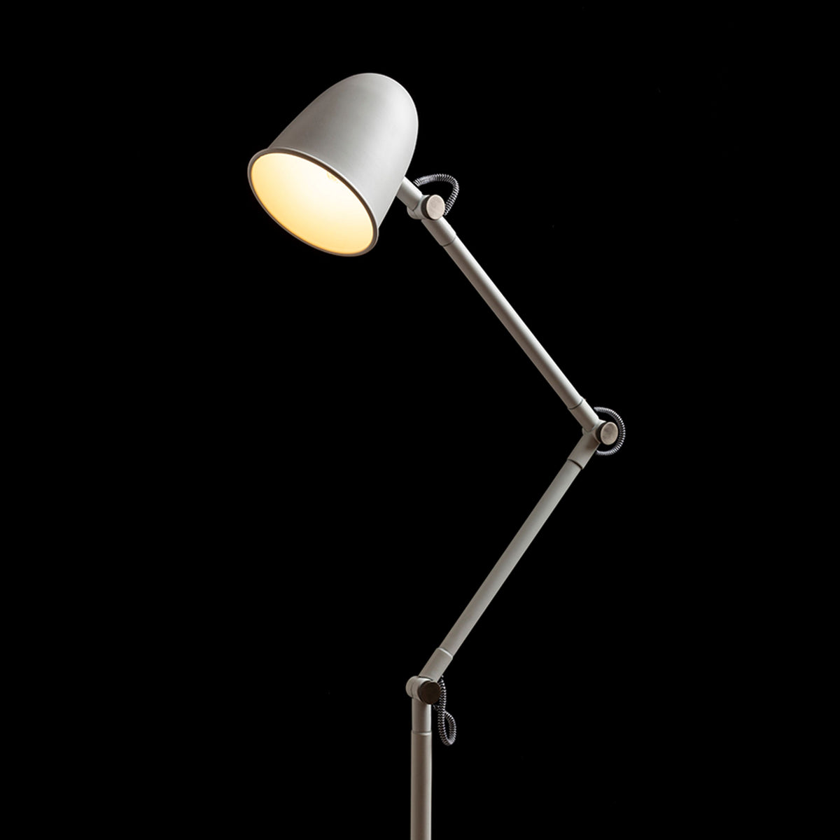 RENDL floor lamp DANNY floor white matt nickel 230V LED E14 5W R14189 9