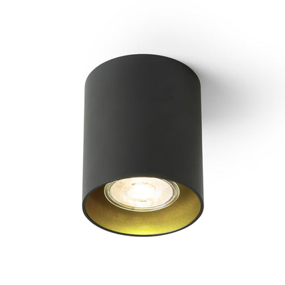 RENDL surface mounted lamp MANTOVA I ceiling black/pearl gold  230V LED GU10 7W R14213 1