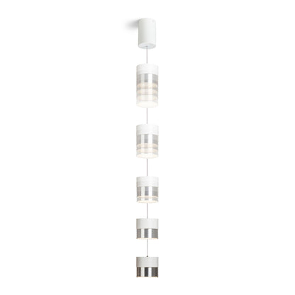 RENDL pendant lamp JUNIPER height adjustable pendant white chrome 230V LED 15W 30°  3000K R14218 4