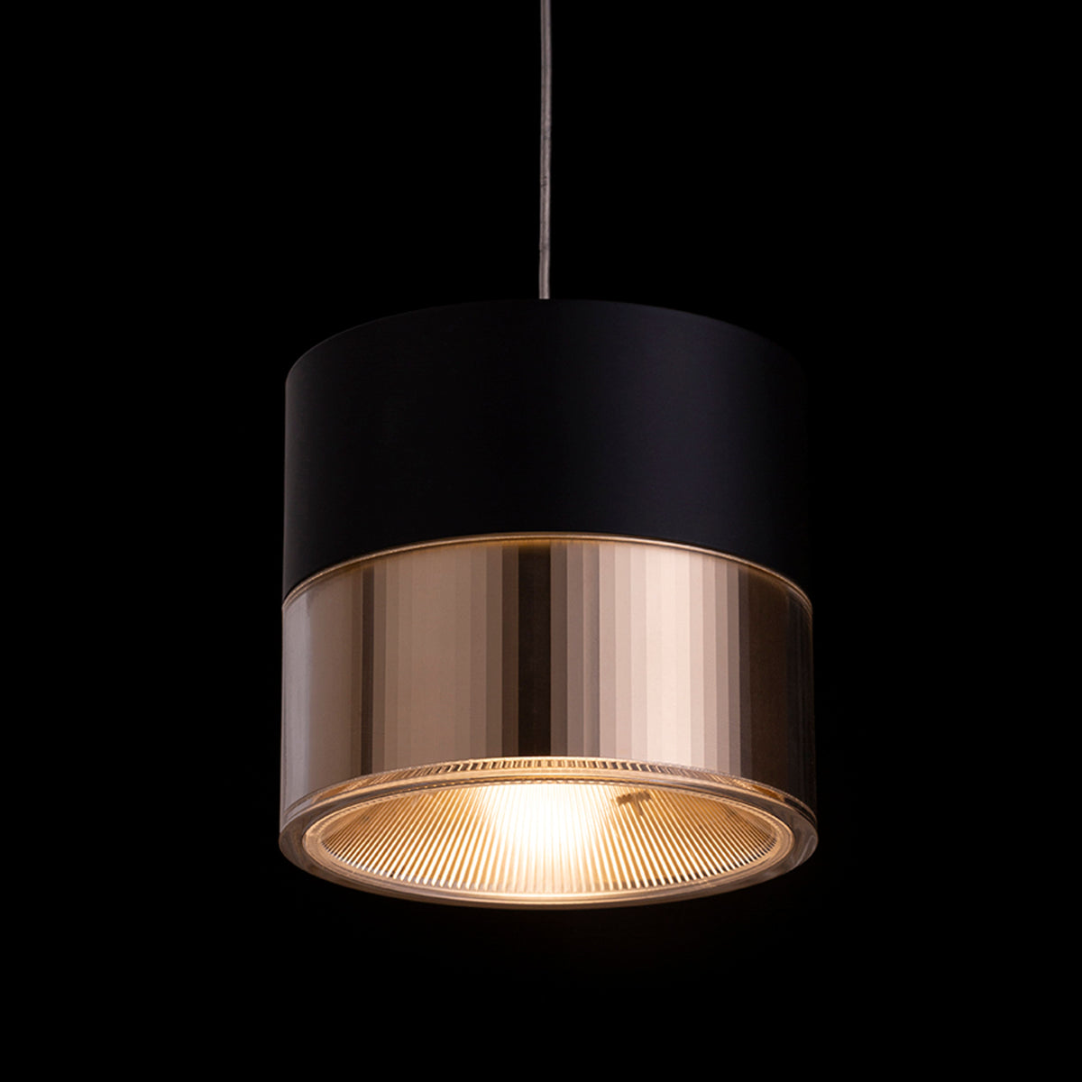 RENDL pendant lamp JUNIPER height adjustable pendant black/gold  230V LED 15W 30°  3000K R14219 2