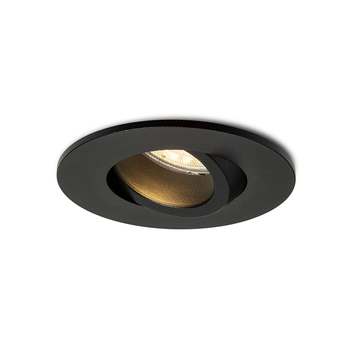 RENDL recessed light GALO R recessed black 230V LED GU10 9W IP65 R14224 1