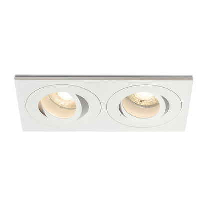 RENDL recessed light GALO II recessed white 230V LED GU10 9W IP65 R14225 1