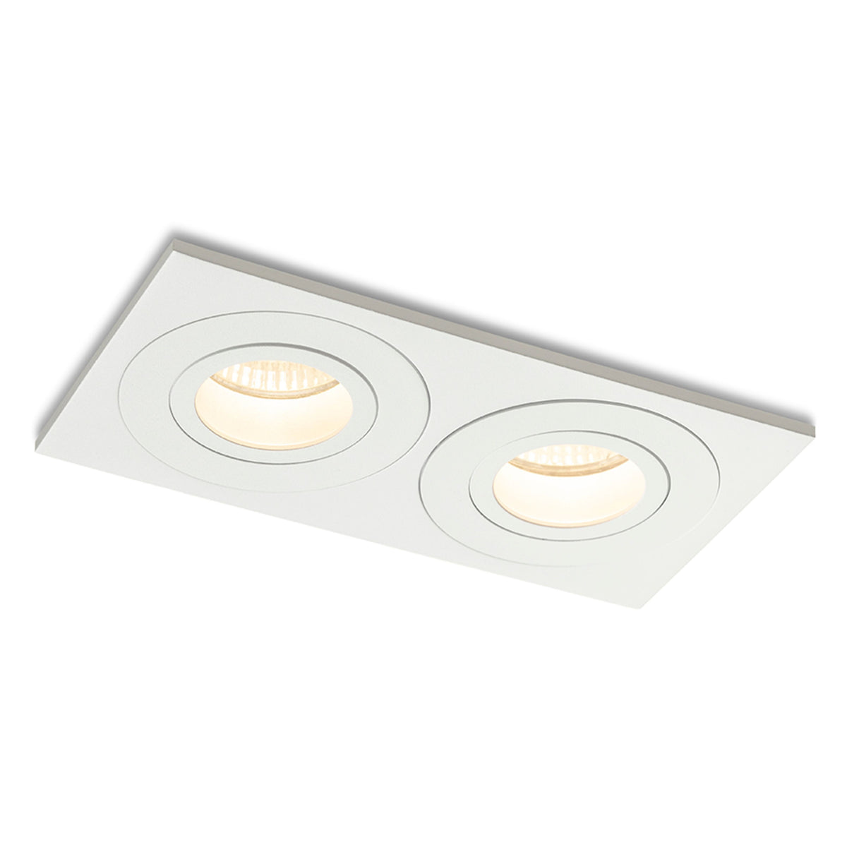 RENDL recessed light GALO II recessed white 230V LED GU10 9W IP65 R14225 5