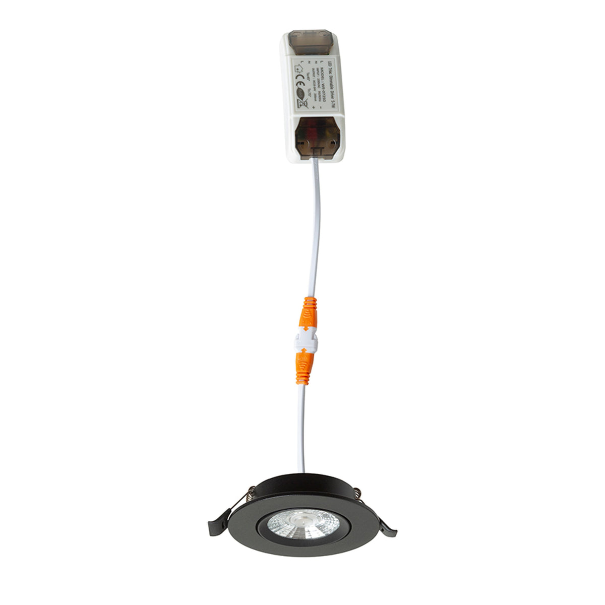 RENDL recessed light NEFRIT DIMM recessed black 230V LED 6W 36° 3000K R14235 5