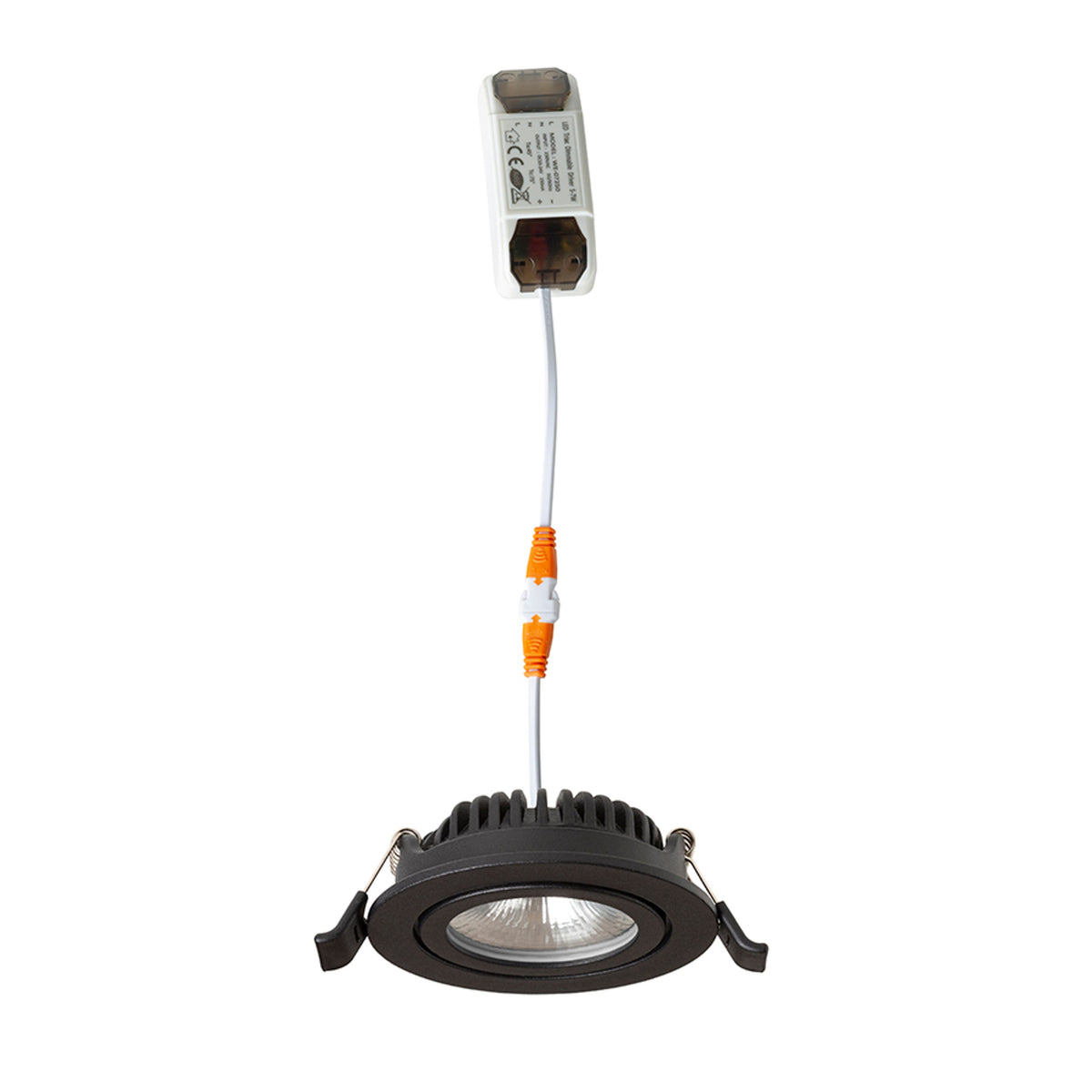 RENDL recessed light JADE DIMM TO WARM recessed black 230V LED 6W 60° 3000 - 2000K R14237 4