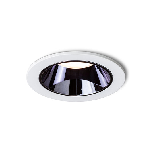 RENDL recessed light ANSEL recessed white black chrome 230V LED 12W 60°  3000K R14238 1