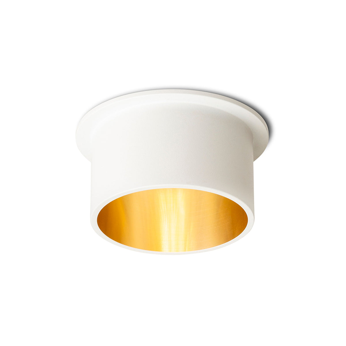 RENDL recessed light ORTA recessed white/gold 230V LED GU10 9W R14250 1