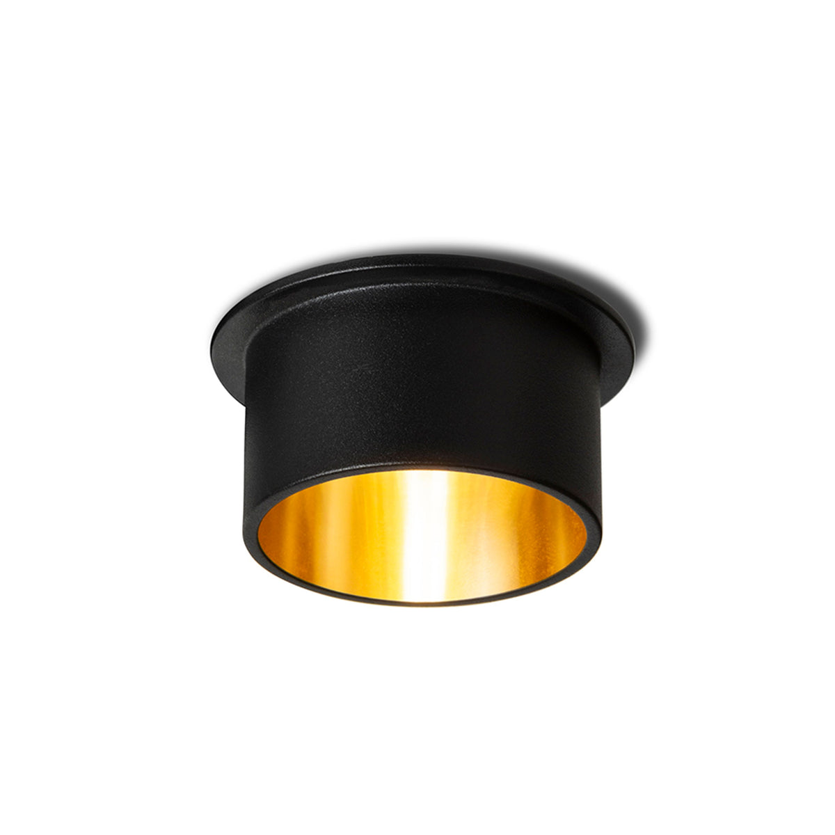 RENDL recessed light ORTA recessed black/gold 230V LED GU10 9W R14252 2