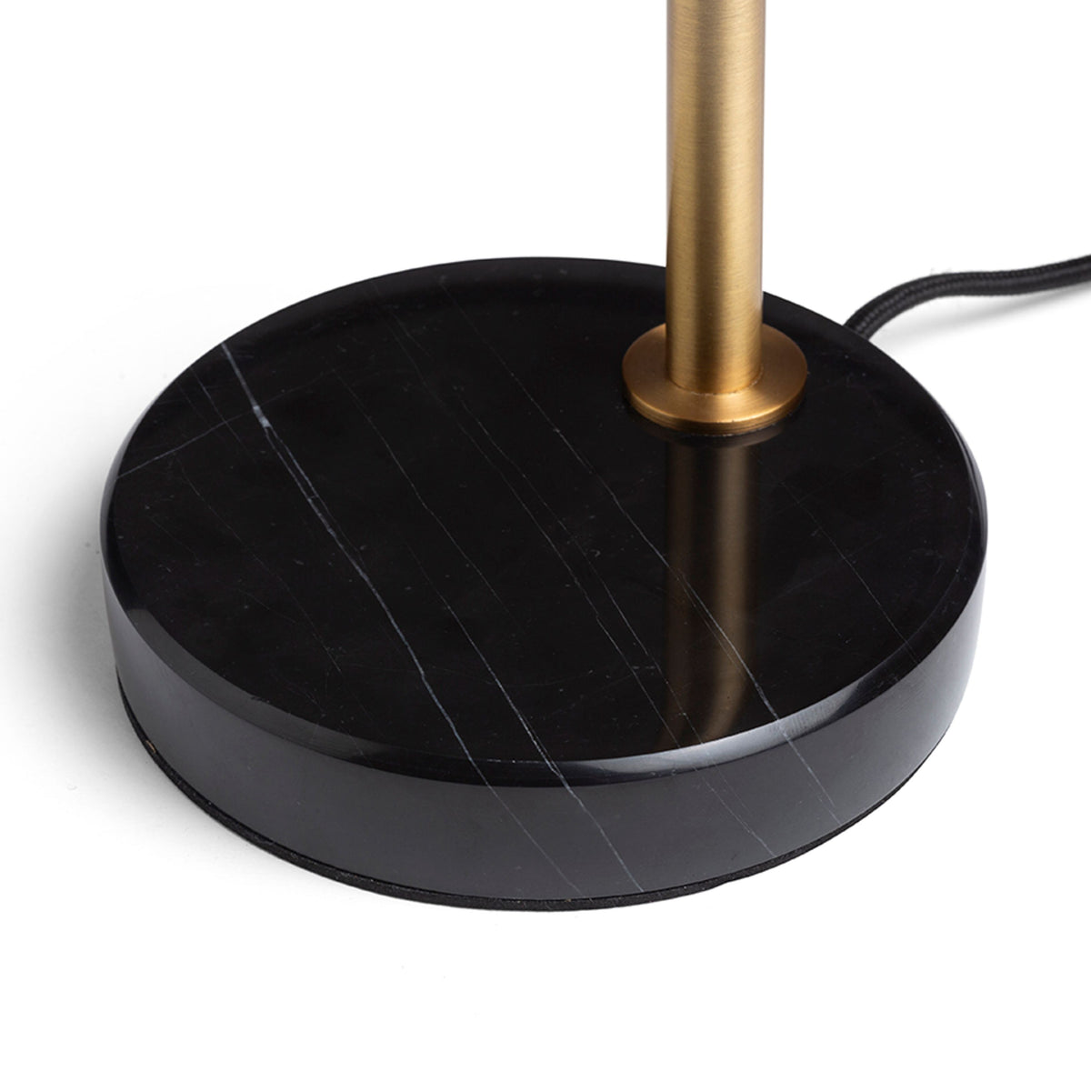RENDL table lamp DIVINA table brass/black marble decor 230V LED E27 5W R14261 6
