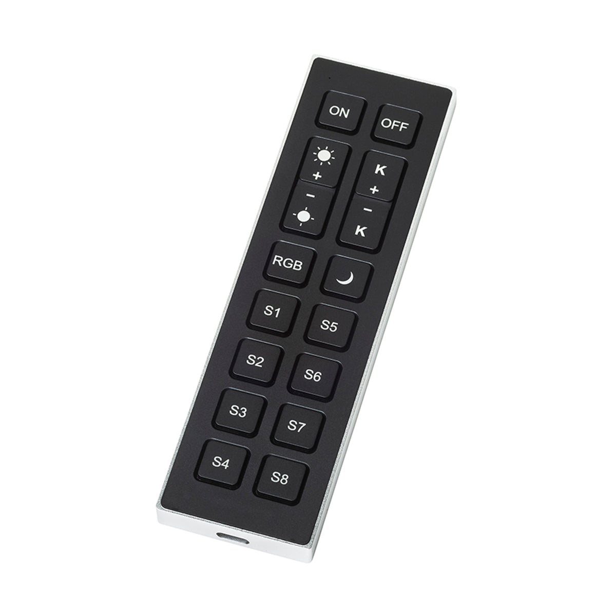 RENDL Ultra-thin track system VEGA TUYA remote control black/silver grey   R14271 1