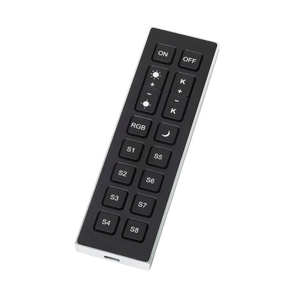 RENDL Ultra-thin track system VEGA TUYA remote control black/silver grey   R14271 1