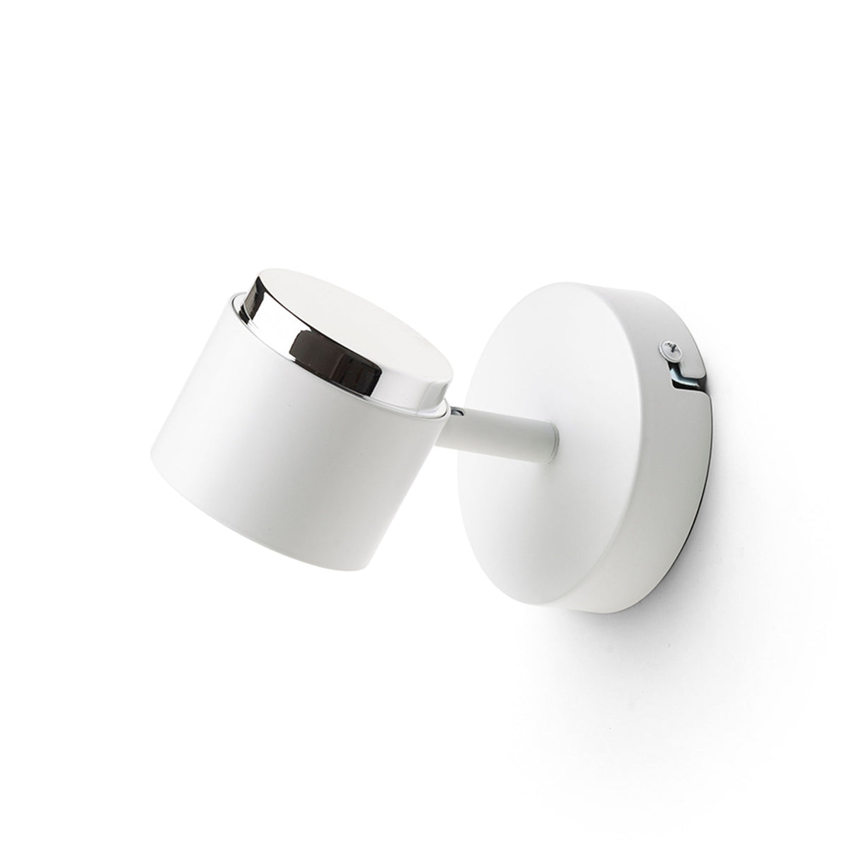 RENDL spotlight NOVA I wall white chrome/frosted acrylic 230V LED 4.2W 3000K R14272 5