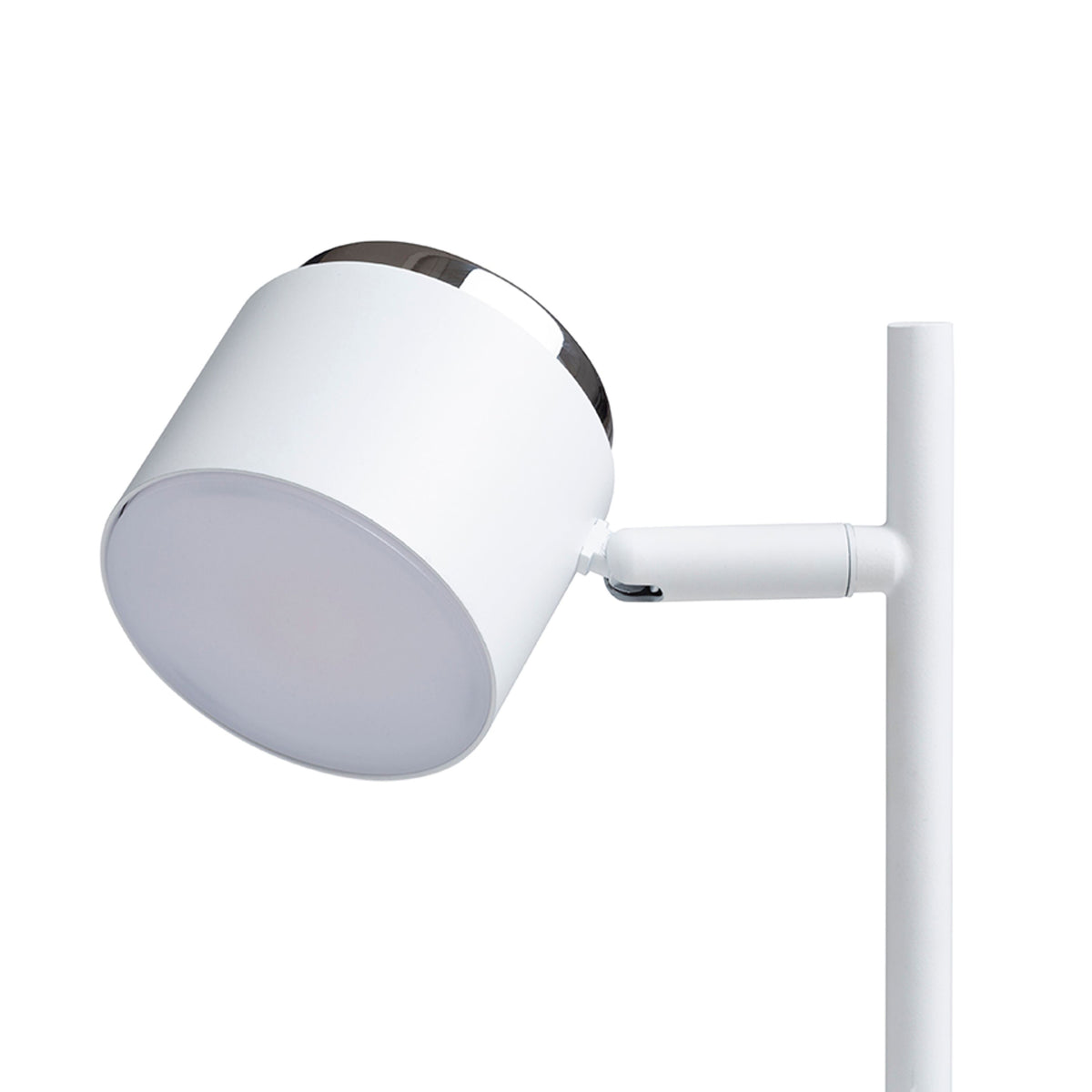 RENDL table lamp NOVA table white chrome/frosted acrylic 230V LED 4.2W 3000K R14274 6