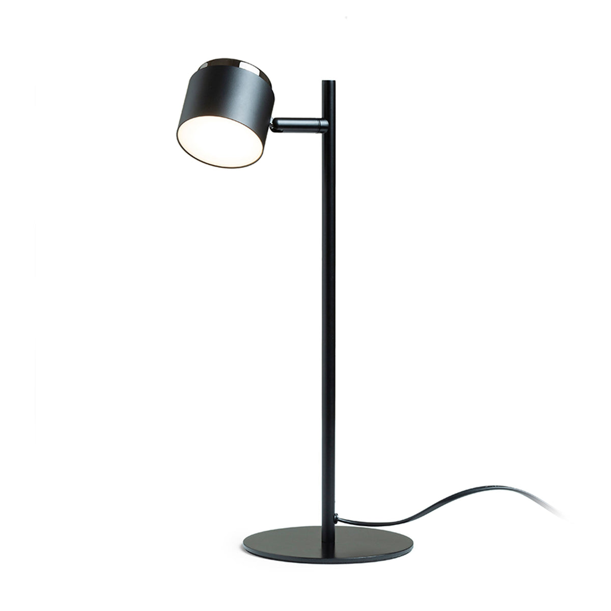 RENDL table lamp NOVA table black chrome/frosted acrylic 230V LED 4.2W 3000K R14275 1