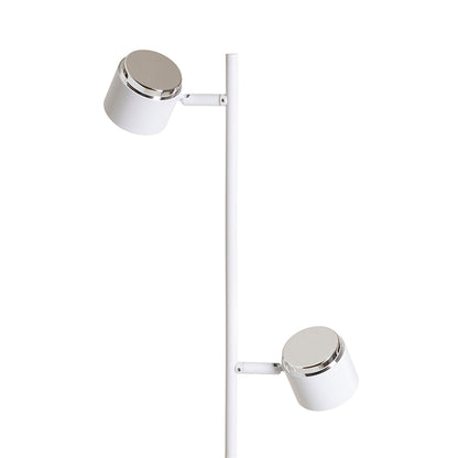 RENDL floor lamp NOVA II floor white chrome/frosted acrylic 230V LED 2x3.5W 3000K R14276 4
