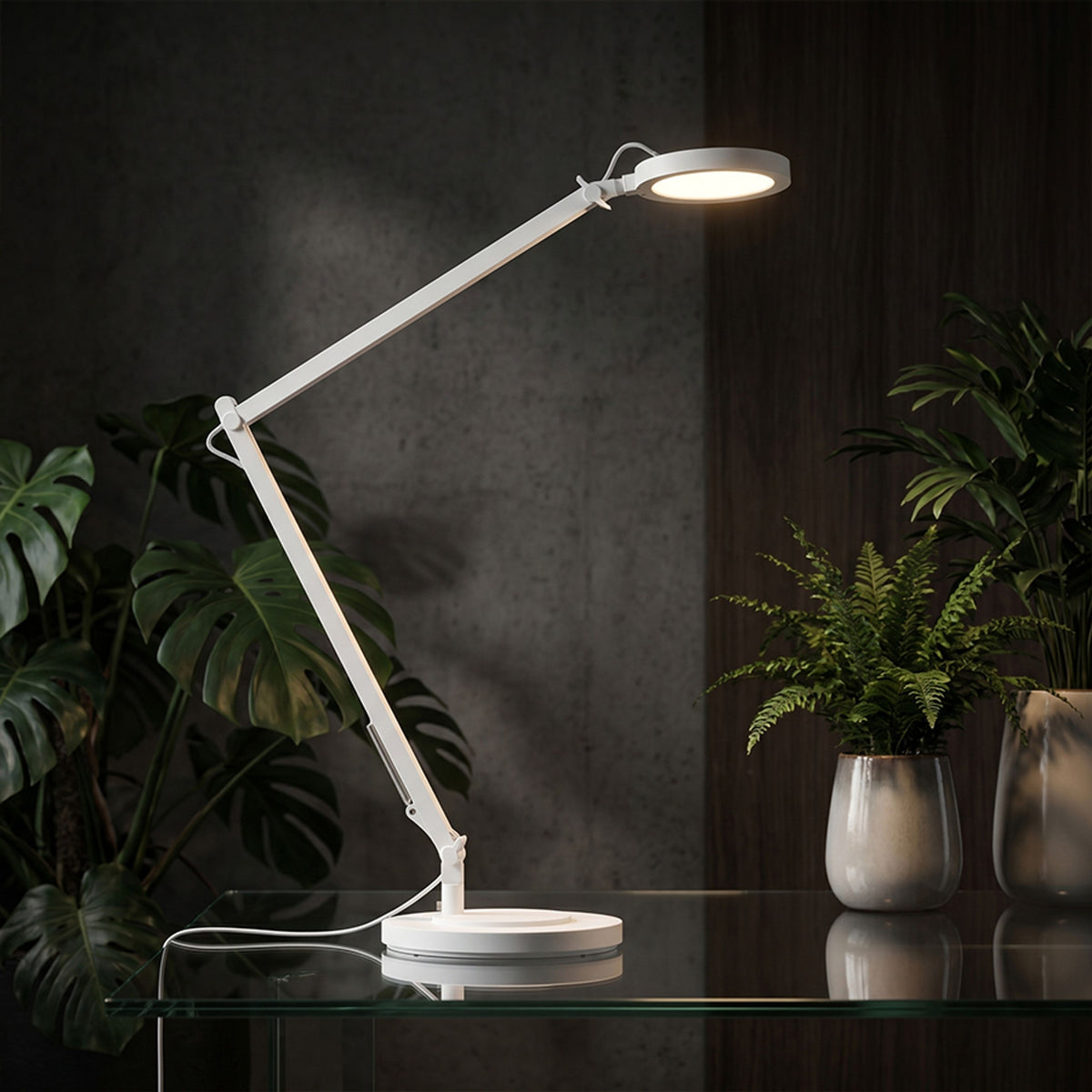 RENDL table lamp EMA DIMM table white  230V LED 10W 100°  3000K R14288 2