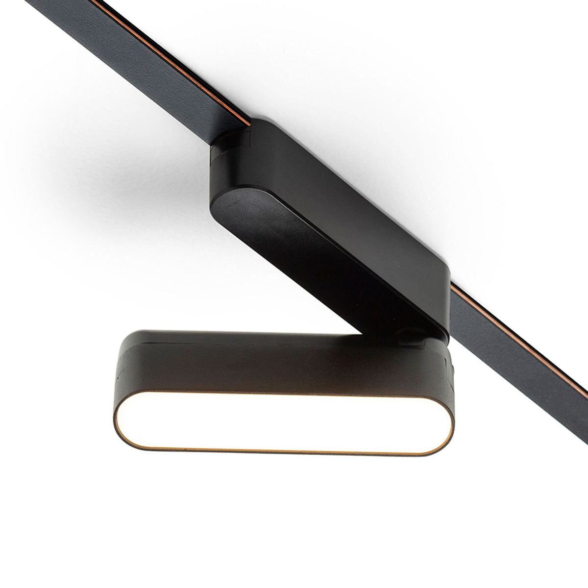 RENDL Ultra-thin track system OXONIA 11 with tilt-function for the VEGA/WAVE system black  24= LED 6W 110°  3000K 4000K 6500K R14321 6