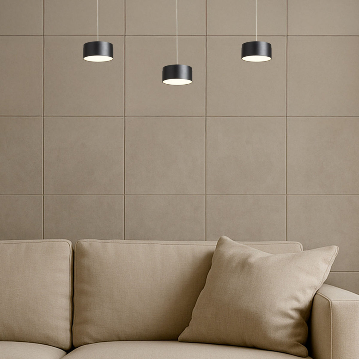 RENDL pendant lamp SFERA DIMM pendant black 230V LED 15+9W 3000K R14334 4