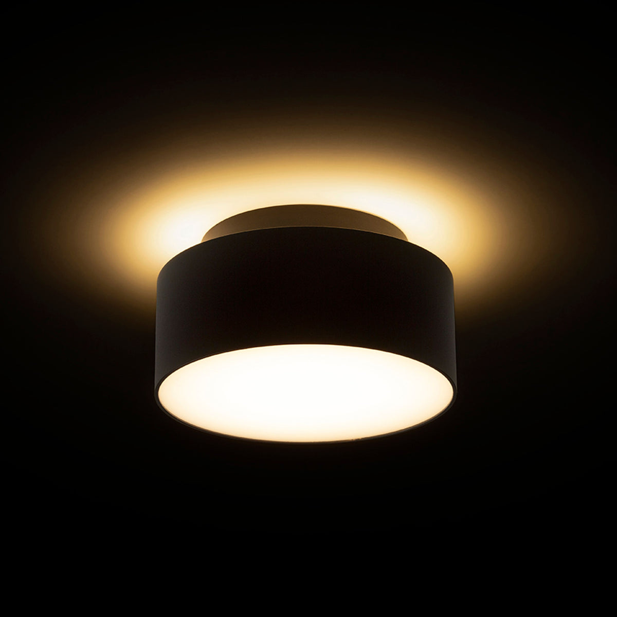 RENDL surface mounted lamp MARLENE 14 surface mounted black 230V LED 18+6W 3000K R14341 3