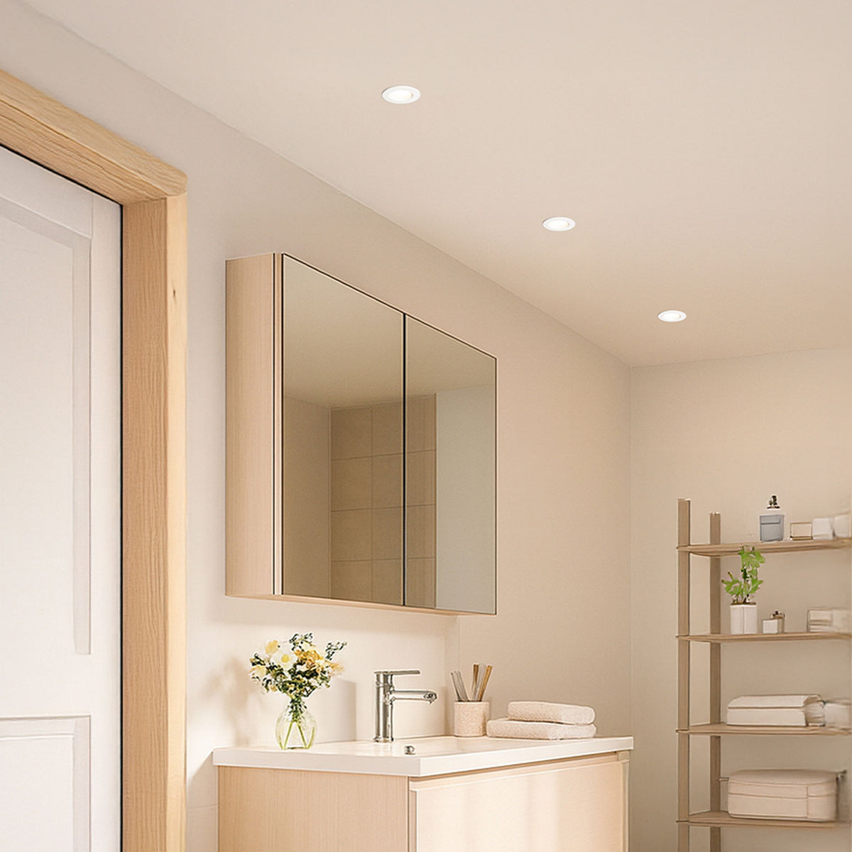 RENDL recessed light NONO DIMM recessed white 230V LED 7W IP65 3000K R14345 3