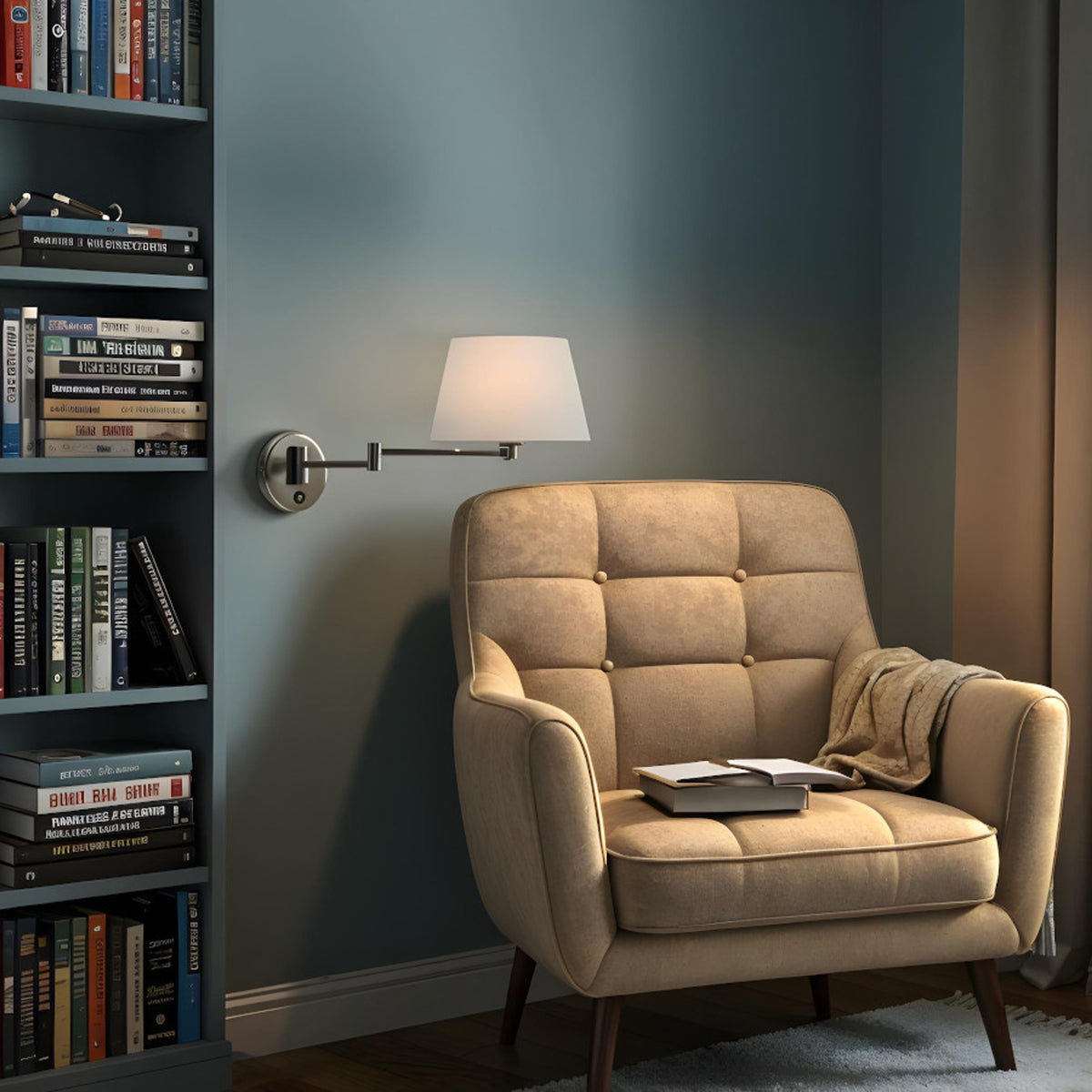RENDL shades, shade bases, pendent sets AVENIDA wall base  matt nickel 230V LED E27 11W R14376 8