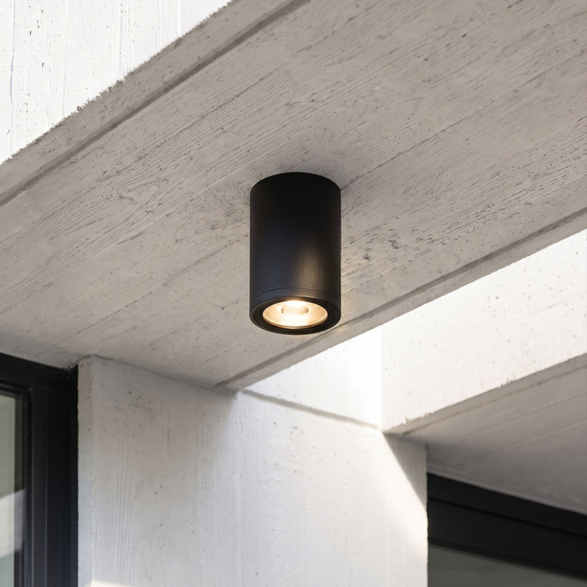 RENDL outdoor lamp KORNELIA 5 ceiling black 230V LED 3W IP65 3000K R14379 2